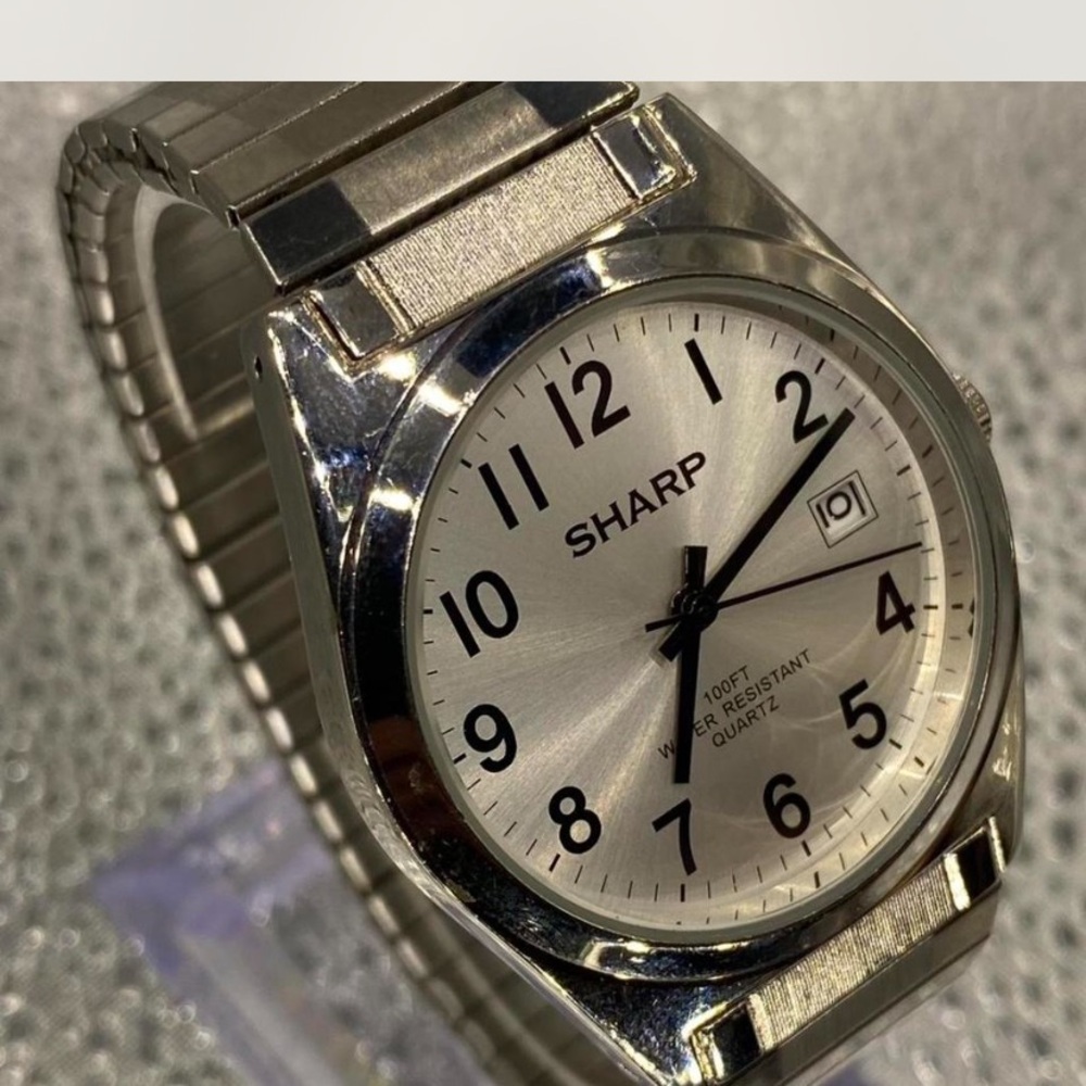 Men’s ^^*^ Sharp Silver Quartz Watch *** - image 3